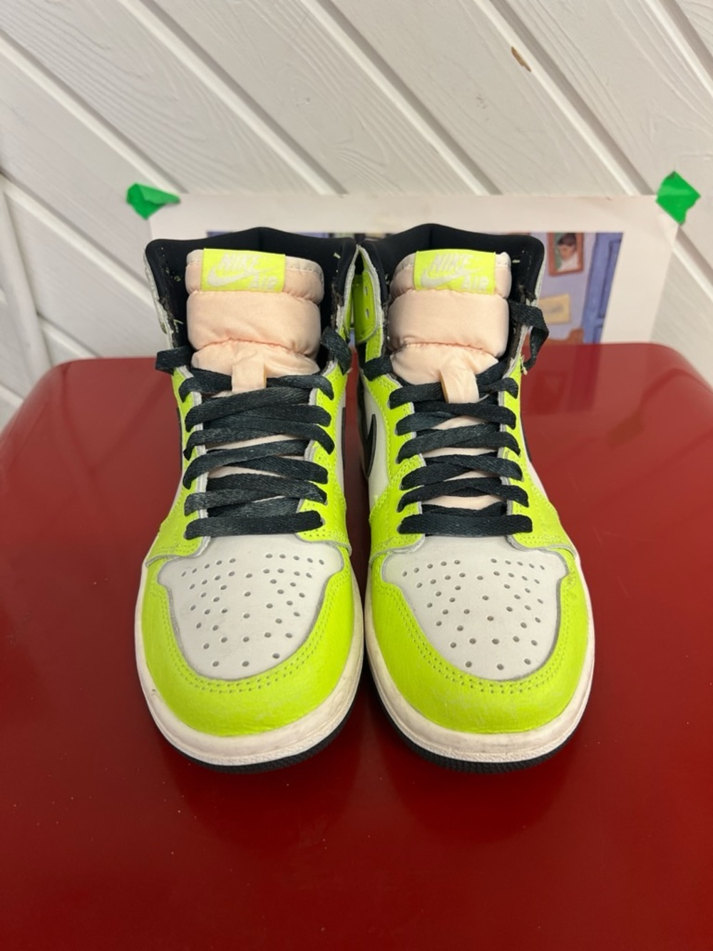 Nike Air Jordan 1 Retro High OG Neon Green Shoes